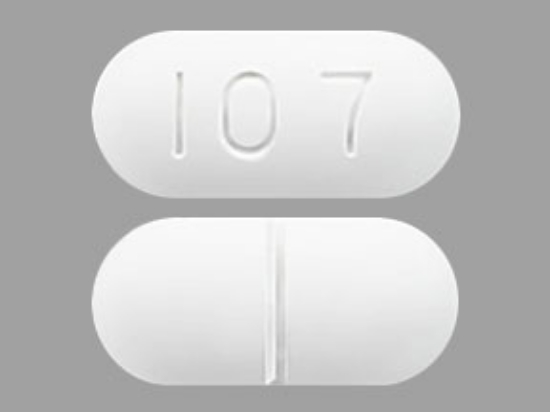 Picture of AMOXICILLIN-CLAV K 875-125MG TAB WH OBL 100