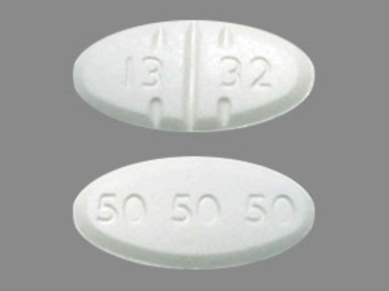 Picture of TRAZODONE HCL 150MG TAB WH OVL 500