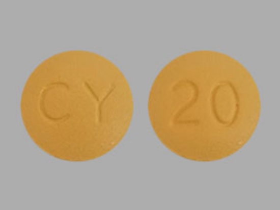 Picture of ROSUVASTATIN 20MG TAB YL RND 500