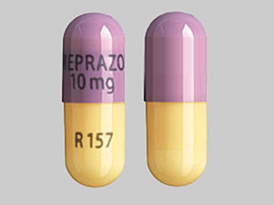 Picture of OMEPRAZOLE DR 10MG CAP YL OBL 100