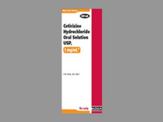 Picture of CERTIRIZINE HCL 1MG/ML SYP 120ML