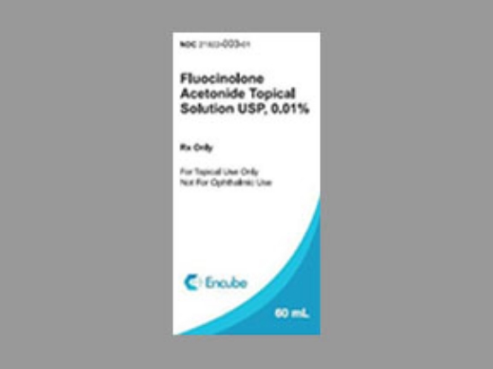 Picture of FLUOCINOLONE ACETONIDE .01% TOPICAL SOL CL 60ML