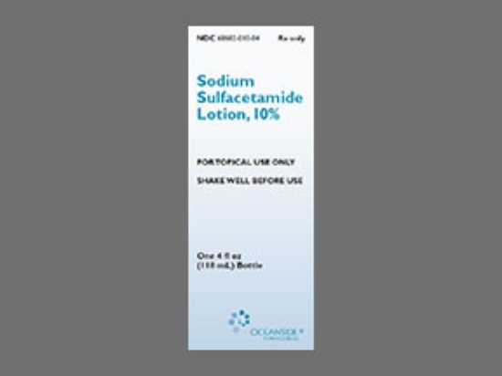 Picture of SULFACETAMIDE SODIUM 10% LOTION 118ML