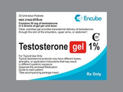 Picture of TESTOSTERONE GEL 1% GEL CL 30X5G