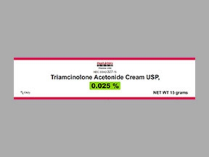 Picture of TRIAMCINOLONE ACETONIDE .025% CRE WH 15GM