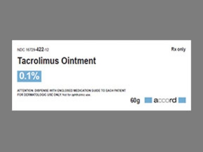 Picture of TACROLIMUS .1% OINTMENT WH 60GM - Alternate NDC