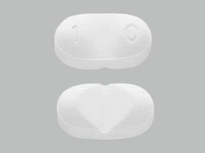 Picture of CLOBAZAM 10MG TAB WH OVL 100