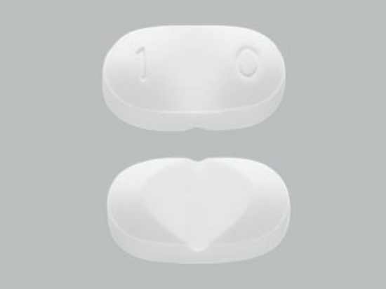 Picture of CLOBAZAM 10MG TAB WH OVL 100