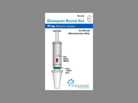 Picture of DIAZEPAM 10MG RECTAL GEL CL 1X2