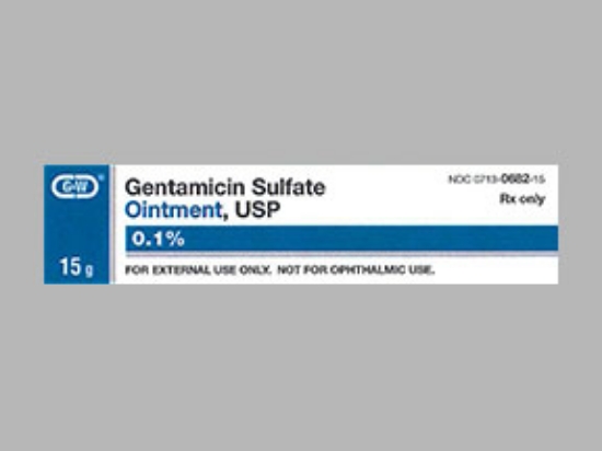 Picture of GENTAMICIN .1% OIN WH 15GM