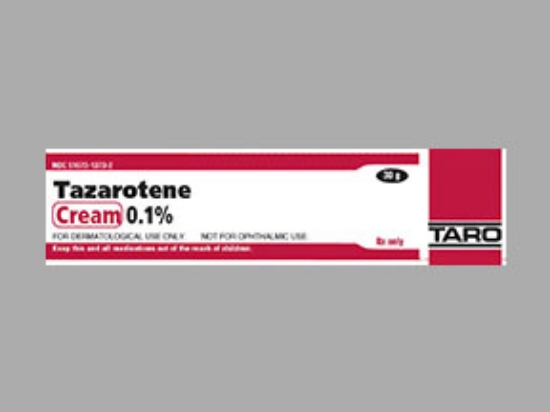 Picture of TAZAROTENE .1% CRE WH 30GM