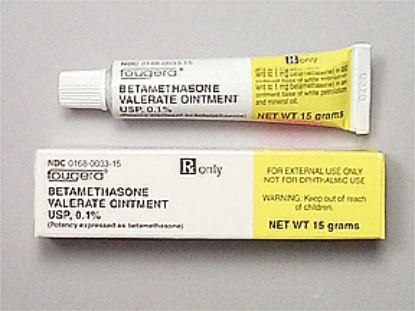 Picture of BETAMETHASONE VALERATE .1% OIN WH 15GM