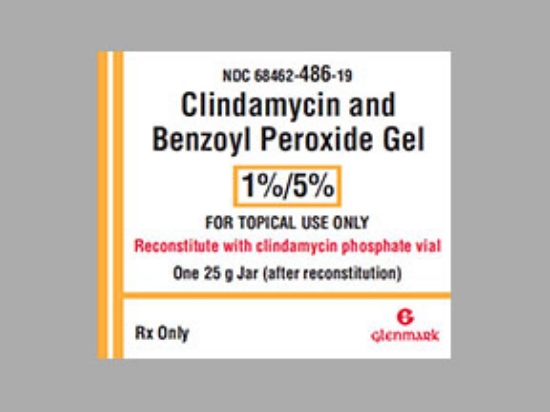 Picture of CLINDAMYCIN PHOS BENZOYL PEROX 1-5% GEL WH 25GM