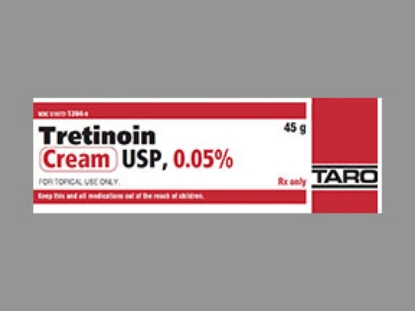 Picture of TRETINOIN .05% CRE YL 45GM