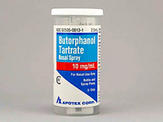 Picture of BUTORPHANOL TARTRATE 10MG NS CL 2.5ML