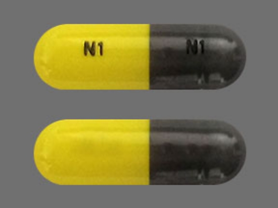 Picture of PHENTERMINE HCL 15MG CAP GY/YL OBL 100