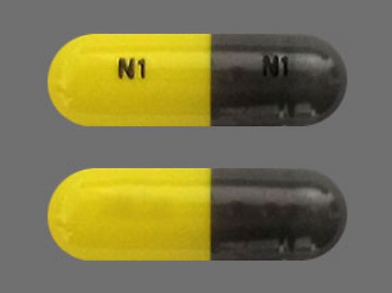 Picture of PHENTERMINE HCL 15MG CAP GY/YL OBL 1000