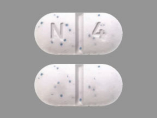 Picture of PHENTERMINE HCL 37.5MG TAB WH/BL SPK/OBL 100