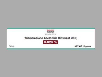 Picture of TRIAMCINOLONE ACETONIDE .025% OIN WH 15GM