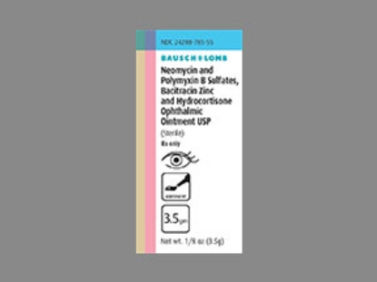 Picture of BACITRACIN POLYMYXIN NEOMYCIN 1% OIN WH 3.5GM