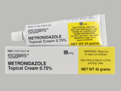 Picture of METRONIDAZOLE TOPICAL .75% CRE WH 45GM - Exact Match