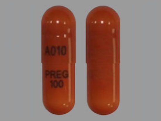 Picture of PREGABALIN 100MG CAP OR 500