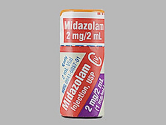 Picture of MIDAZOLAM HCL 2MG/2ML INJ CL 25X2ML