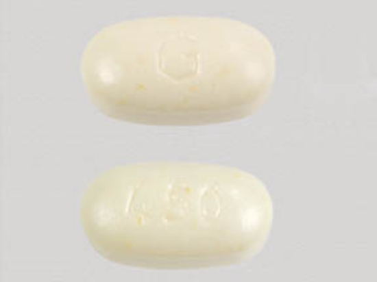 Picture of COLESTIPOL HCL 1GM TAB YL ELL 120