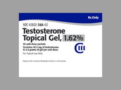 Picture of TESTOSTERONE 1.62% GEL CL 30X2.5GM