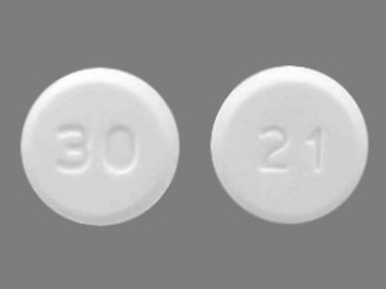 Picture of ARIPIPRAZOLE 30MG TAB WH RND 90