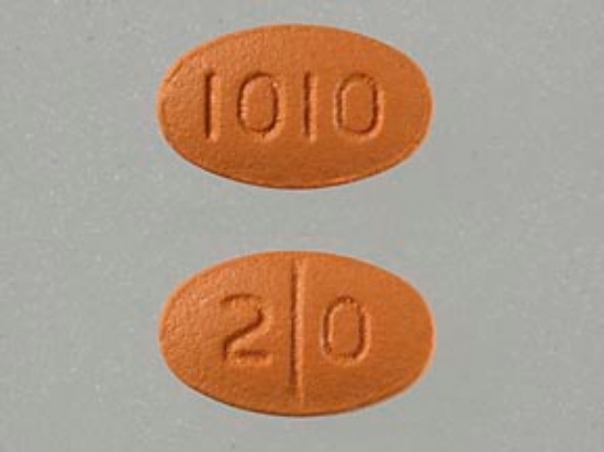 Picture of CITALOPRAM HBR 20MG TAB TAN OV 500