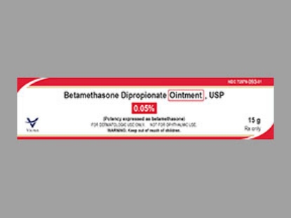 Picture of BETAMETH DIPRIOPIONATE .05% OIN WH 15GM