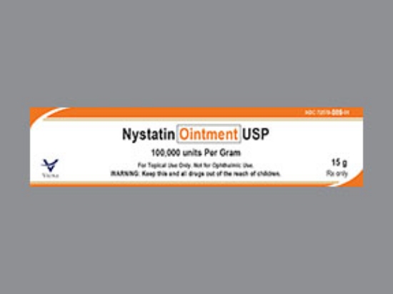 Picture of NYSTATIN 100,000U OIN YL 15GM