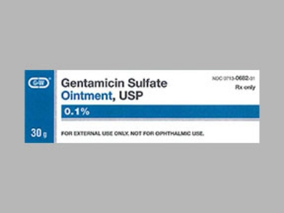 Picture of GENTAMICIN .1% OIN WH 30GM