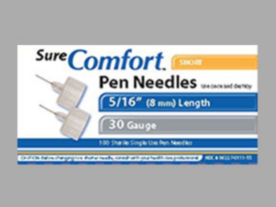 Picture of NEEDLE PEN 30G 5/16 8MM SURE COMFORT 100