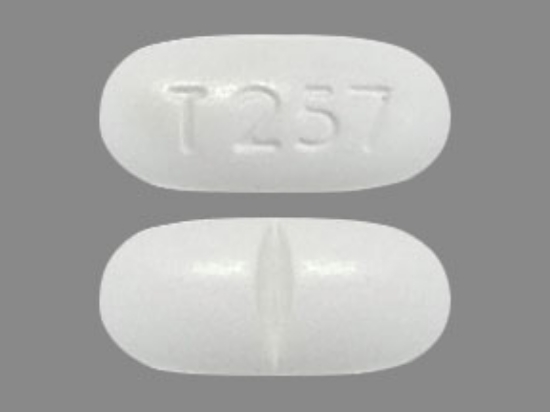 Picture of HYDROCODONE APAP 5-325MG TAB WH OBL 100