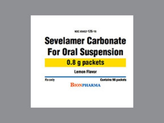 Picture of SEVELAMER CARBONATE .8GM PKT WH 90