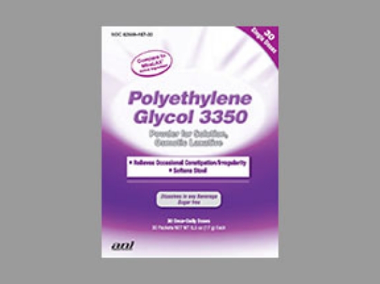 Picture of POLYETHYLENE GLYCOL OTC 17GM PAC WH 30