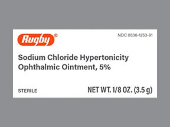 Picture of SODIUM CHLORIDE HYPERTONIC 5% OIN CL 3.5GM
