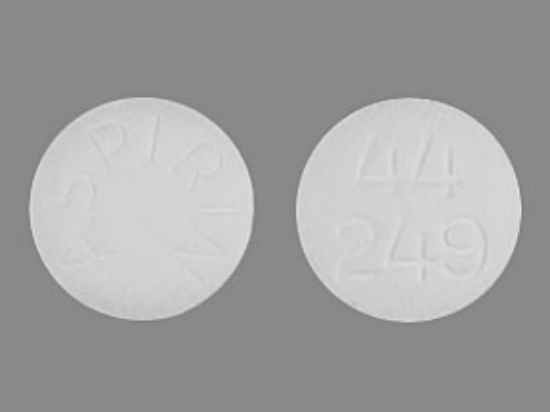 Picture of ASPIRIN 325MG TAB WH RND 1000