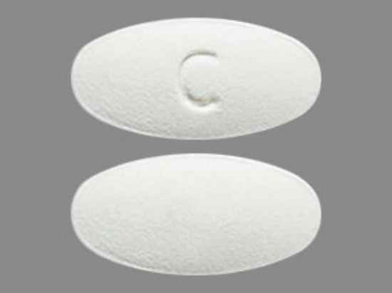 Picture of CETIRIZINE HCL 10MG TAB WH OVL 500