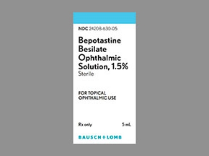Picture of BEPOTASTINE BESILATE 1.5% OPHTH SOL CL 5ML