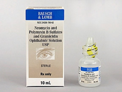 Picture of NEOMYCIN POLYMYXIN GRAM 1.75-10000-.025 OPSL 10ML