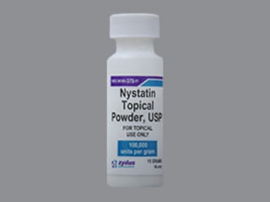 Picture of NYSTATIN 100000U TOPICAL POW WH 15GM