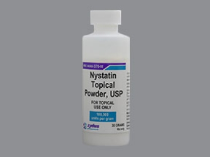 Picture of NYSTATIN 100000U TOPICAL POW WH 30GM