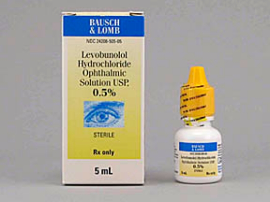 Picture of LEVOBUNOLOL HCL .5% OPSL 5ML