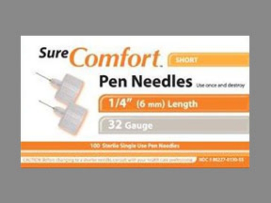 Picture of NEEDLE PEN 32 1/4 6MM SURE COMFORT 100