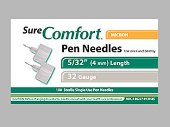 Picture of NEEDLE PEN 32G 5/32 4MM SURE COMFORT 100