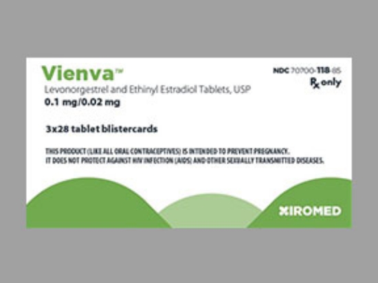 Picture of VIENVA .1-.02MG 3X28