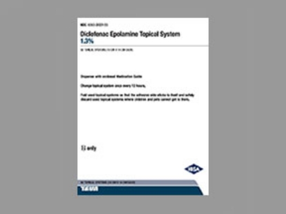 Picture of DICLOFENAC EPOLAMINE 1.3% TDS WH REC 30
